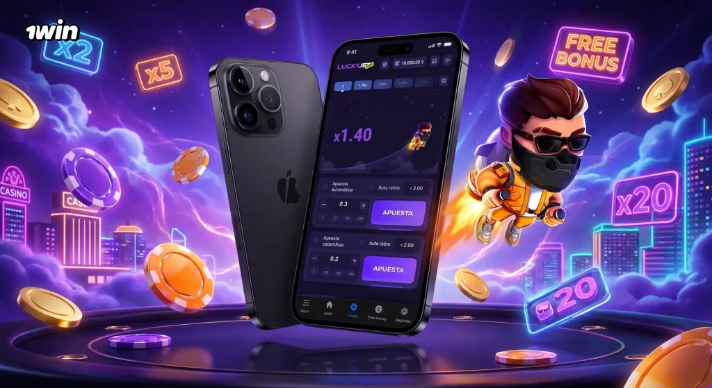 Regístrate en 1win y juega Lucky Jet